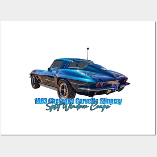 1963 Chevrolet Corvette Stingray Split Window Coupe Posters and Art